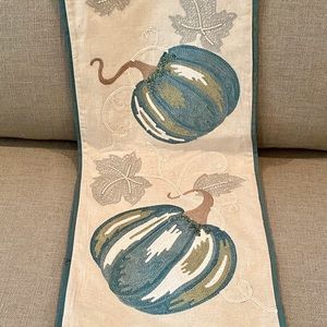Teal Pumpkin Table Runner